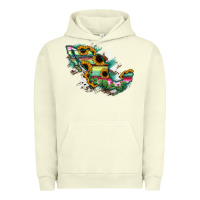 Pigment Pistachio Guerrero Mexico Sunflower Map Urban Hoodie - RanaPortraitStore