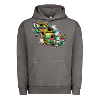 Pigment Tornado Guerrero Mexico Sunflower Map Urban Hoodie - RanaPortraitStore