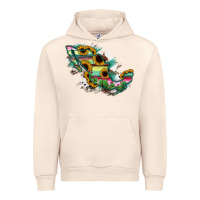 Sandshell Guerrero Mexico Sunflower Map Urban Hoodie - RanaPortraitStore