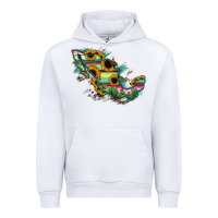 White Guerrero Mexico Sunflower Map Urban Hoodie - RanaPortraitStore