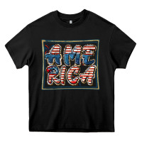 Black America Heavy Core Tee - FaDigitalArtStudio