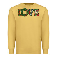Antique Gold christmas love Premium Sweatshirt - RanaPortraitStore