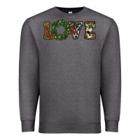 Charcoal Heather christmas love Premium Sweatshirt - RanaPortraitStore