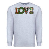 Heather Grey christmas love Premium Sweatshirt - RanaPortraitStore