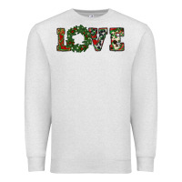 Oatmeal Heather christmas love Premium Sweatshirt - RanaPortraitStore