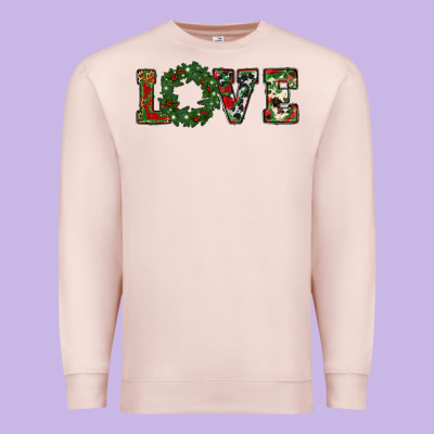 Christmas Love Premium Sweatshirt Designed By Ranaportraitstore
