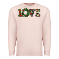 Pale Pink christmas love Premium Sweatshirt - RanaPortraitStore