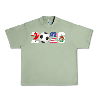Oil Green North America 2026 Football  Canada USA Mexico Soccer Urban Heavy Tee - maiPhamDesign