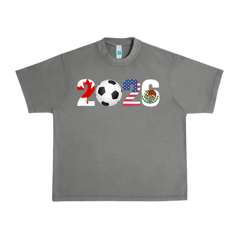 North America 2026 Football  Canada Usa Mexico Soccer Urban Heavy Tee by maiPhamDesign | Teevron