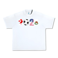 White North America 2026 Football  Canada USA Mexico Soccer Urban Heavy Tee - maiPhamDesign