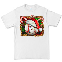 White baseball christmas Premium Tee - FaDigitalArtStudio