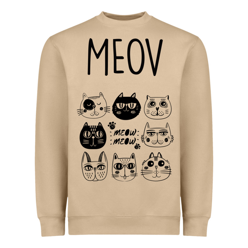 Meow Heavyweight Sweatshirt by Bettercallsaul | Teevron
