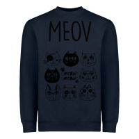 Navy Meow Heavyweight Sweatshirt - Bettercallsaul