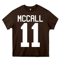 Chocolate Brown Mccall 11 T Shirt Tee Tshirt Teenwolf Heavy Core Tee - DesignPulse