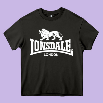 Lonsdale Classic Logo Lion Heavy Core Tee Designed By Designpulse