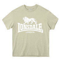 Mossy lonsdale classic logo lion Heavy Core Tee - DesignPulse