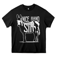 Black Nice Hand Sir Donkey Poker Funny Gambling Design For Fans Heavy Core Tee - DesignPulse