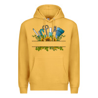 Mustard customize nail tools with sunflower Premium Hoodie - BarkalooDesign