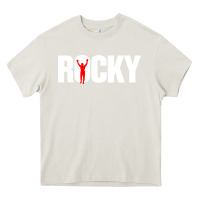 Cream boxer r o c k y Heavy Core Tee - DesignPulse