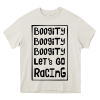 Cream boogity lets go racing Heavy Core Tee - DesignPulse