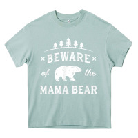 Arona beware mama bear mom protect strong mother graphic clip art t shirt Heavy Core Tee - DesignPulse