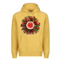 Antique Gold Watermelon Sunflower Premium Hoodie - Jasminsmagicworld