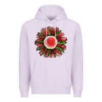 Lilac Watermelon Sunflower Premium Hoodie - Jasminsmagicworld