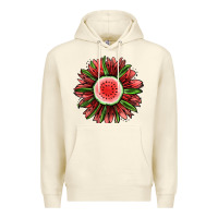 Sandshell Watermelon Sunflower Premium Hoodie - Jasminsmagicworld