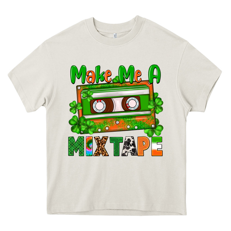 St. Patrick's Day Make Me A Mixtape Heavy Core Tee by FaDigitalArtStudio | Teevron