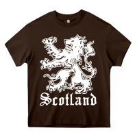 Chocolate Brown youth scotland Heavy Core Tee - DesignPulse