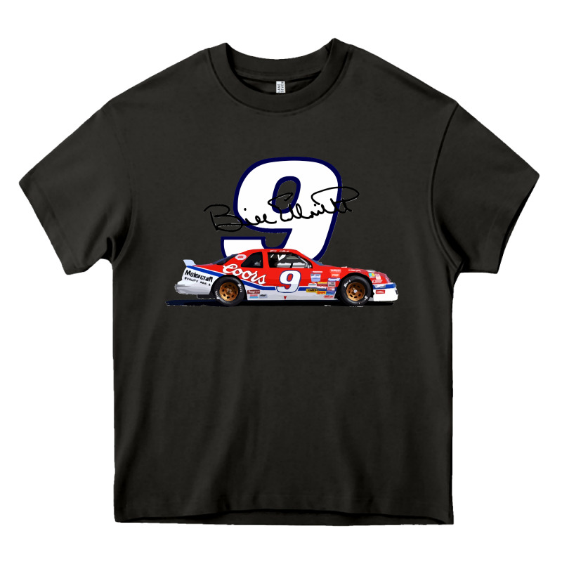 Bill Elliott 1988 Winston Cup 9 Stock Car  Classic Heavy Core Tee by DesignPulse | Teevron