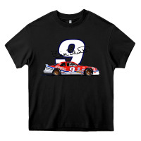 Black Bill Elliott 1988 Winston Cup 9 Stock Car  Classic Heavy Core Tee - DesignPulse