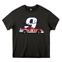 Asphalt Bill Elliott 1988 Winston Cup 9 Stock Car  Classic Heavy Core Tee - DesignPulse