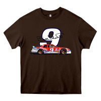 Chocolate Brown Bill Elliott 1988 Winston Cup 9 Stock Car  Classic Heavy Core Tee - DesignPulse