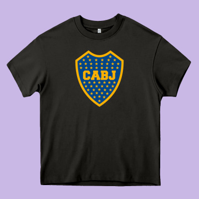Boca Juniors Heavy Core Tee Designed By Designpulse