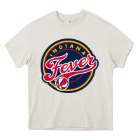 Cream indiana,team,fever Heavy Core Tee - DesignPulse