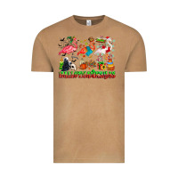 Vintage Camel happy hallothanksmas flamingo Vintage Tee - CowhideDigitalArt
