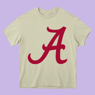 -alabama Athletics Heavy Core Tee Designed By Designpulse