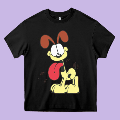 Odie The Dog Gift Heavy Core Tee Designed By Designpulse