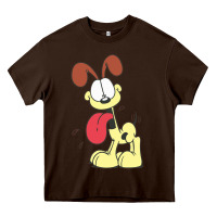 Chocolate Brown odie the dog gift Heavy Core Tee - DesignPulse