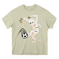 Mossy funny halloween soccer ball Heavy Core Tee - DesignPulse