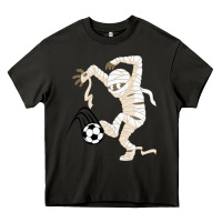 Asphalt funny halloween soccer ball Heavy Core Tee - DesignPulse