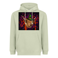 Matcha halloween glitter highland cow tumbler Heavyweight Hoodie - RanaPortraitStore