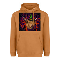 Meerkat halloween glitter highland cow tumbler Heavyweight Hoodie - RanaPortraitStore