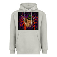 Moon Dust halloween glitter highland cow tumbler Heavyweight Hoodie - RanaPortraitStore