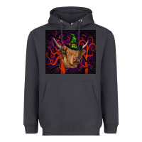Smoke halloween glitter highland cow tumbler Heavyweight Hoodie - RanaPortraitStore