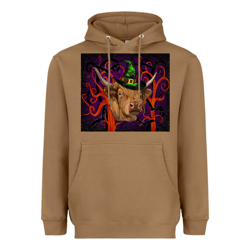 Halloween Glitter Highland Cow Tumbler Heavyweight Hoodie by RanaPortraitStore | Teevron