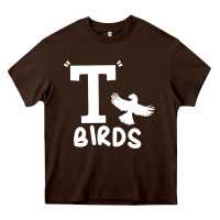 Chocolate Brown t birds greaser thunderbirds 1970s t birds pullover hoodie Heavy Core Tee - DesignPulse