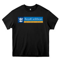 Black Royal Caribbean International Heavy Core Tee - DesignPulse