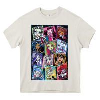 Cream monster high character Heavy Core Tee - DesignPulse